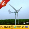 china manufacturer of wind generator-3kw (wind turbine generator 90w-300kw)