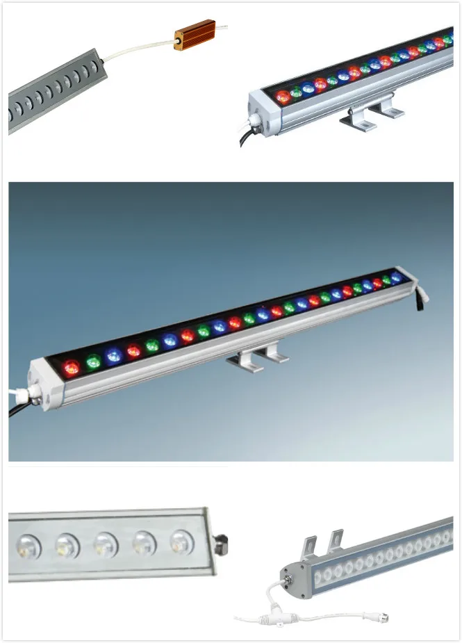 outdoor led 24w rgb aluminum rgb led wall washer light