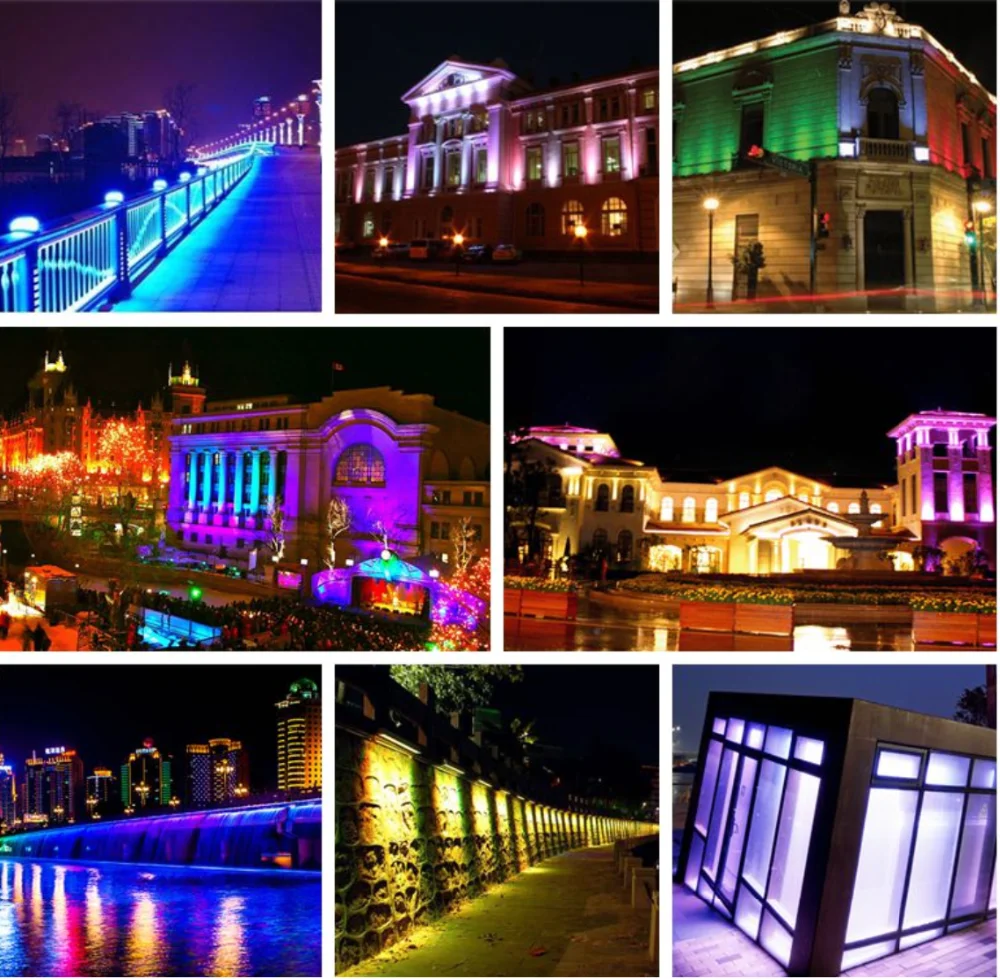 outdoor led 24w rgb aluminum rgb led wall washer light